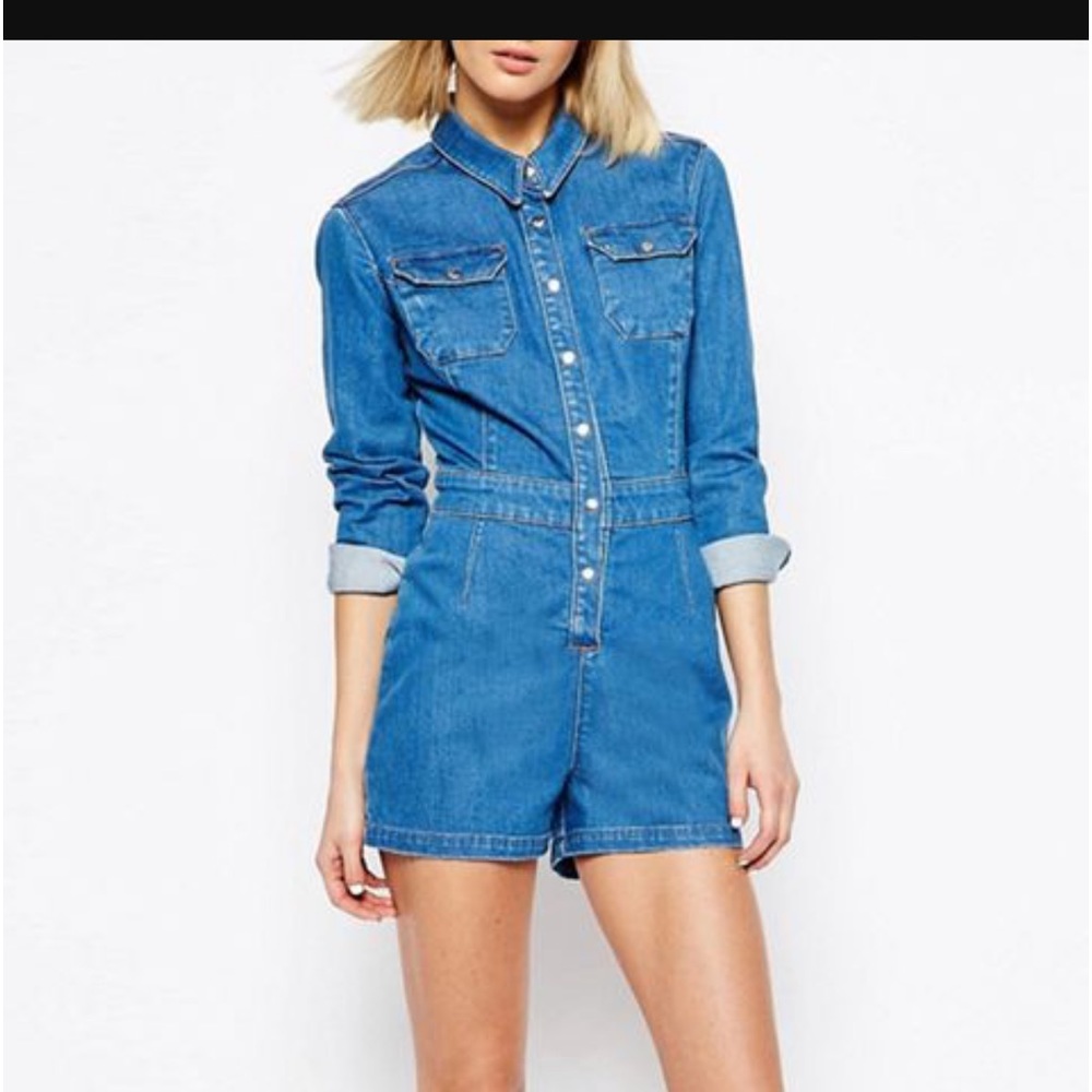 Denim Jean Romper